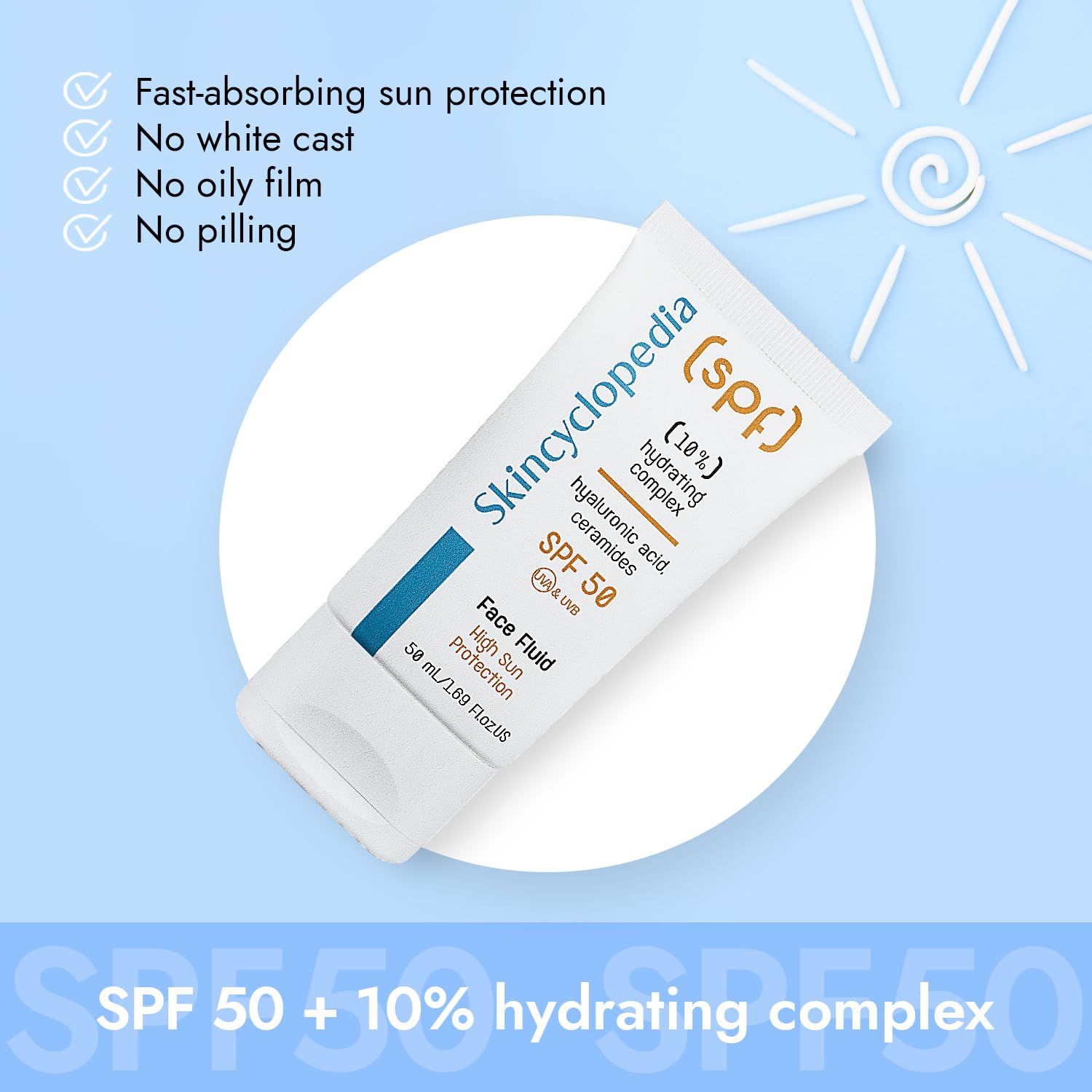 SKINCYCLOPEDIA SPF 50 Hydrating Fluid (50ml)