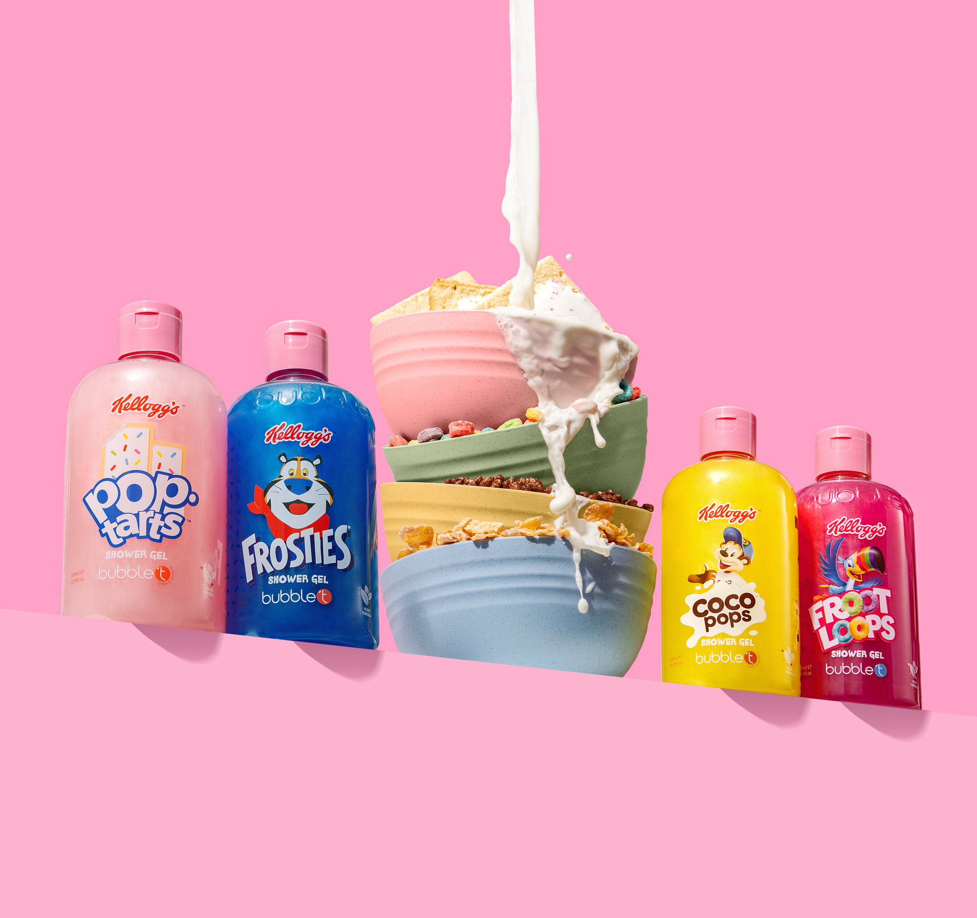 BUBBLE T Bath & Shower Gel Kelloggs Pop Tarts 500ml