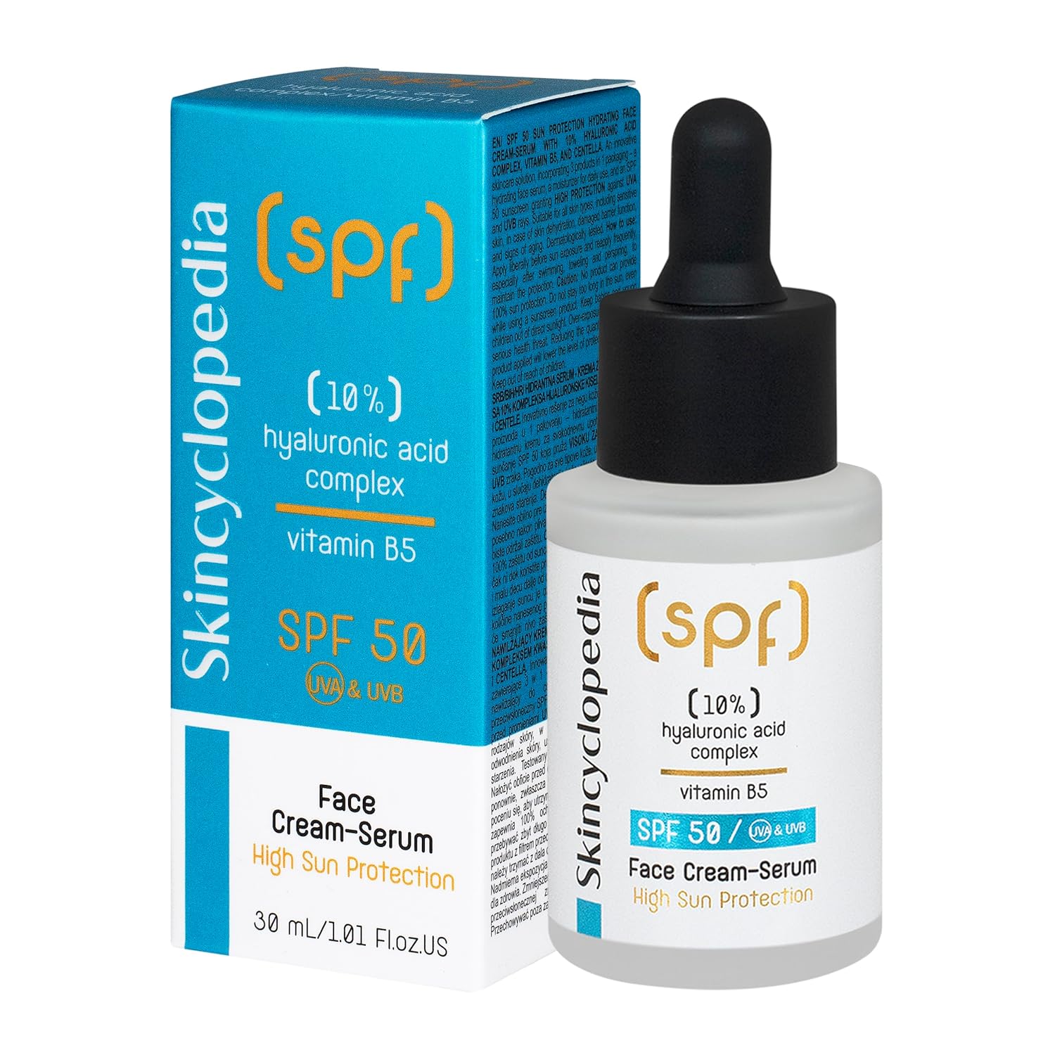 SKINCYCLOPEDIA SPF 50 Cream-Serum with Hyaluron (30ml)