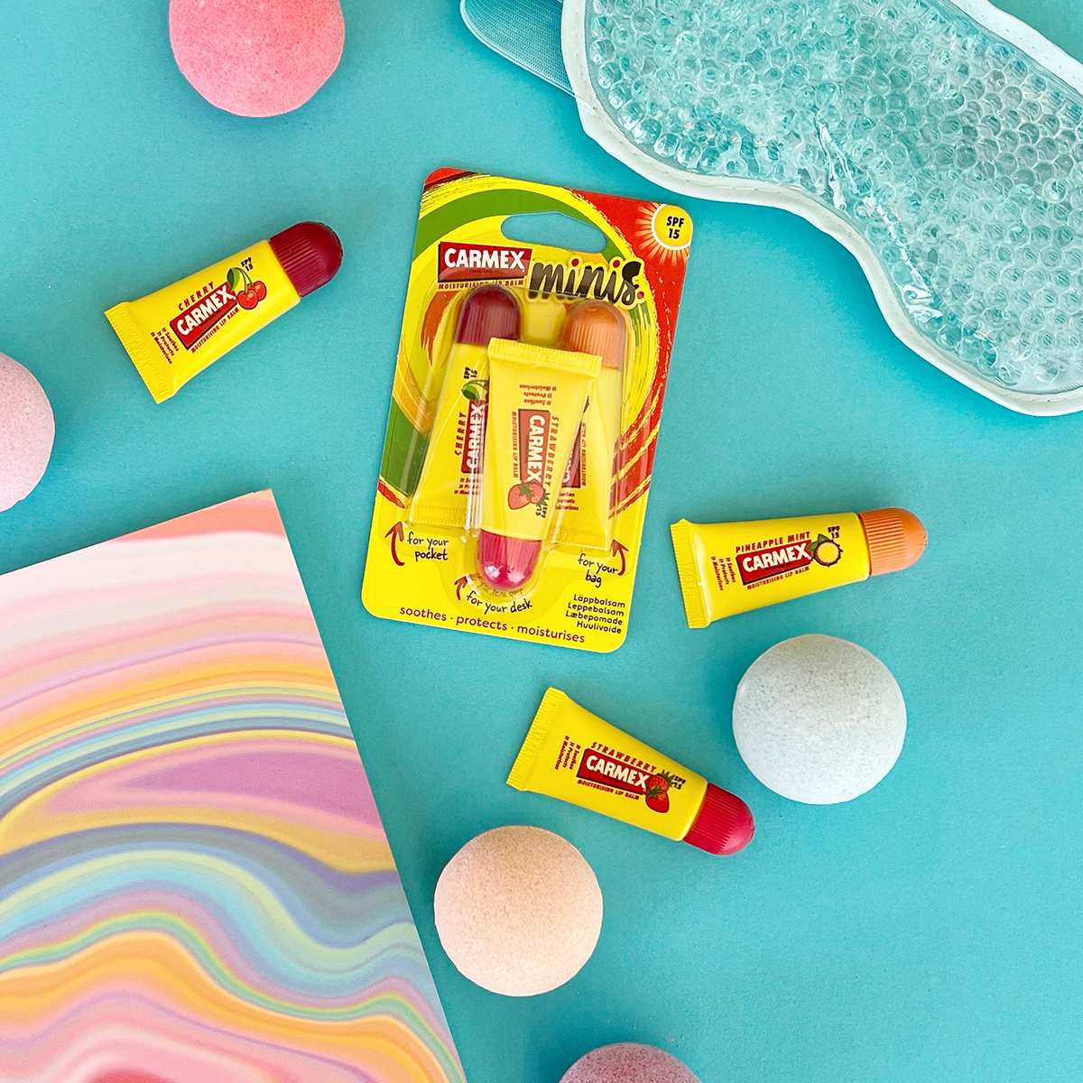 CARMEX Tube MINIS 3-Pack SPF15