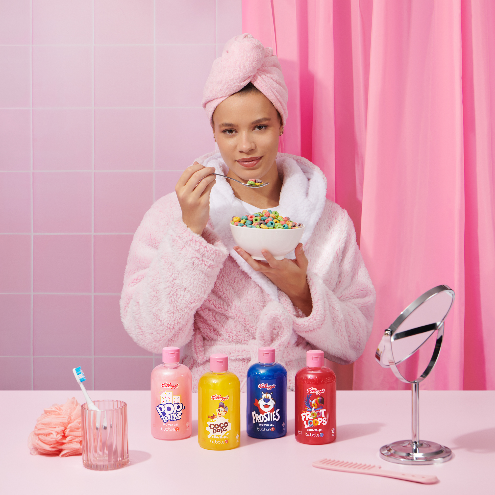 BUBBLE T Bath & Shower Gel Kelloggs Frosties 500ml