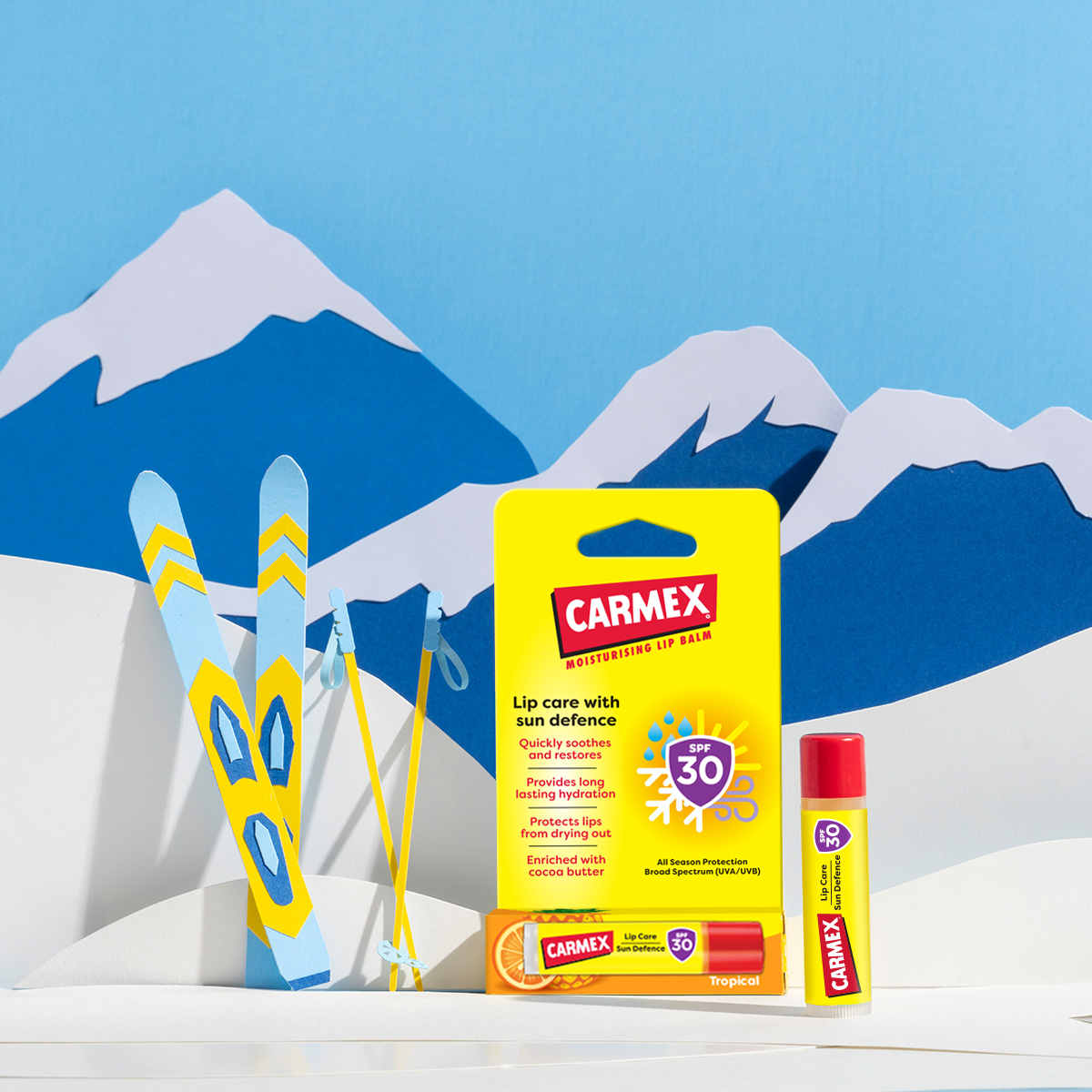 CARMEX Stick Sun Defense Tropical SPF30